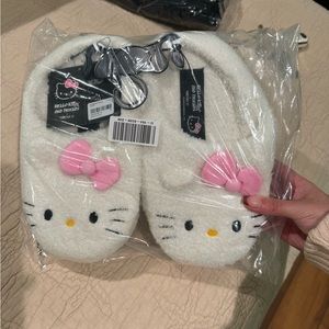Hello Kitty Plush Slippers